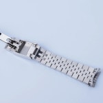 시계 솔리드 세이코 실버 팬더 917, 819, 나사 20, 스트랩, 곡선 밴드, 5 할로우 링크 SSC813- 엔드 쥬빌리 Silver 21mm For SSC911- 917... 