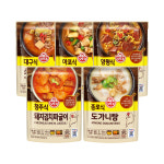 오뚜기 지역식 국물요리 5종 2개씩 10개 (육개장 차돌된장찌개 돼지김치짜글이 선지해장국 도가니탕) : 369마트