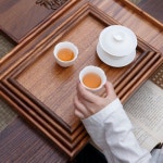 원목 차트레이 다도 차반 전통 찻상 쟁반 우드 : 주상월드