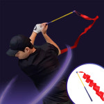 퍼플그린 리듬 스틱 골프 스윙 연습기 연습 용품 비거리 늘리기 : 퍼플 그린