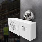 동작 감지 센서 스피커 감지기 자동 인식기 음성경보기 경보 알림 태양광 충전식 3200mAh 배터리(연결 가능) : 수달직구마켓