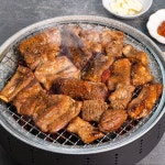 [땡이네행복포차] 한돈 돼지갈비 500g 1kg 황칠 수제 양념 국내산 캠핑 구이 : 땡이네 행복포차