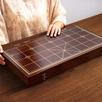 중국장기 원목 장기판 고급 접이식 게임 휴대용 세트 : 차이나판다01