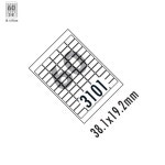 바코드 라벨 기계 식품 핸드 폼텍 LS 3101 100매 60칸 38.1x19.2mm : 브릴란떼스토어