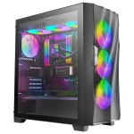 ANTEC Antec, 강화 유리 패널 냉각 미들 타워 PC 케이스가 장착된 ARGB 팬 DF700 DF600 FLUX : 시구왕경