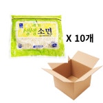 생생소면 1.4kg x 10봉 (박스상품) 평화식품 생소면 냉장유통 생면 사리 냉장면 냉장국수 찬지국수 비빔국수 : 예또몰