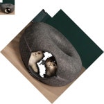 고양이장난감 방석동물 도넛반려 도너츠터널 하우스동굴 타입용품 숨숨60cm 다묘 : 브릴란떼스토어