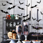 화장실 할로윈 욕실화 여름 논슬립 커플 실내 상어 남녀공용 밑창 호박 56마리의 박쥐 : nene01