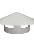 PVC 발코니 정화조 재질 옥상 굴뚝 모자 250mm 벤츄레타 50 레인 후드 : 에이치와이스몰