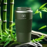 304 스테인리스 스틸 커피 컵 보온 머그잔  장안 CS35 플 : 우주네소품샵