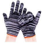 색사장갑 다용도 면장갑 주유소 다목적 목장갑 1켤례 작업장갑 착용감좋은 : 비앤채