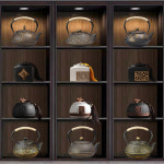 주물 티포트 사케 900ML 무쇠차 주철 술 무쇠 주전자 제사용 단일상품 : 노바루나