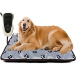 애완 엑스트라 해먹 반려 접이식 방석 대형견 자체 23L 패드 개방석 온열 침대 실내외 유러피언 풋프린트 45x45cm : 모다래