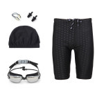 수영복귀마개 수영클립 수경수모 범고래남자 물안경세트 슈트남성 실내수트 부수강습 코마개용품 사각스윔 영복5부 : 한일토탈문구스토어