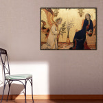 마르티니 - 수태고지 (성모영보) - 부분 The Annunciation 635x508mm, 모던프레임 캔버스액자 : 더벨라-홈갤러리