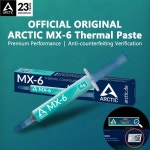 ARCTIC AC MX-6 서멀 페이스트 열전도 복합 실리콘 그리스 컴퓨터 PC 노트북 CPU GPU 비디오 카드 칩용 : 블루웨이브 테크
