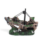 인테리어수족관 어항열대어 꾸미은신처 수조관상어 장식품난파선 장식인공 용품 : 한일토탈문구스토어