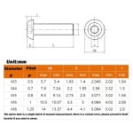 길이 알렌 단추 ISO7380 ~ 60MM, 소켓 헤드 M8, 황동 M6, 육각 8MM 나사, M12, M10, 볼트, M6x85Pcs : 코스샵23