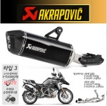 BMW R1250GS, 어드벤쳐 아크라포빅 머플러 슬립온 티탄 블랙 : 스지마팩토리