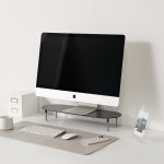 찰리도 볼트 모니터 받침대 600mm, 블랙 : 리센트