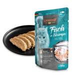 레오나르도 캣 고양이 습식사료 주식파우치 피쉬+새우, 85g, 1개 : 랑스펫