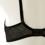 비너스 와코루 감각적인 레이스 모던데일리 노와이어 홑겹 브라 블랙 WBRX207-BK : 비너스와코루 안동직매장