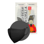 국산KF-94 비말차단 마스크 덴탈 새부리형 세부리 어린이 헬스장스포츠 편의점미용실 블랙 : 웰빙링크