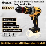 전기 여신 DCD791 무선 컴팩트 드릴 드라이버, 브러시리스 모터 20V Dewalt 배터리용 스크루 도구 : 오션글로벌21