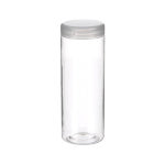 올담 원통 투명 플라스틱 다용도 용기 통 1000ml 100개 : 키친앤온오프