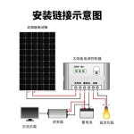 380w 12v 태양열 패널 태양광 판넬 캠핑카 야외 300W(30V충전 24V배터리) + 컨트롤러 : 현우코퍼레이션