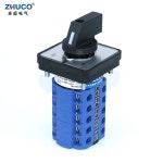 SZW26/LW26-20 1-0-2 5 상 20 나사 660V 범용 전송 로터리 스위치 전환 제어 64x64/48x48mm : 오션글로벌20