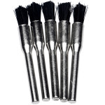 25 Pcs 3mm 생크 Dremel 액세서리 나일론 Dremel 와이어 브러시 브러시 Dremel 로타리 도구 용 버핑 휠 나일론 브러쉬 : 어루비직구