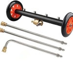 로커 미지아 노즐 스프레이 매직 조절 신축수관 고압세차건 휜관 농장 물분사기 3타 전동 양용 4홀 더블 조절+3타 : 신흥유통상사09