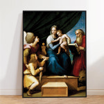 라파엘로 - 성가족과 대천사 라파엘, 토비야, 성 히에로니무스 457x610mm, 모던프레임 캔버스액자 : 더벨라-홈갤러리