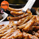 돼지 등갈비 1kg 로인립 바베큐 캠핑고기 쪽갈비 : 더대박