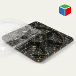 초밥파티션 SR-12 흑금단 합셋트 : 대흥포장주식회사