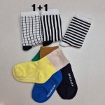 (1+1패키지특가)모이모이깜피유니프랜드 라이크양말(3매입)+크레용양말(3매입) : 동아아울렛 강북점