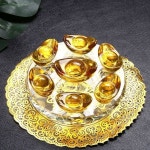 소원 구슬 불교 유교 장식 행운 오행 12cm 트레이 3.5cm 원보 : 트리마제 글로벌