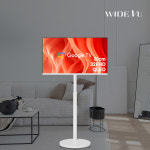 와이드무빙뷰 화이트에디션 삼탠바이미V3 셋트 QLED 81cm FHD 스마트 이동식 TV 중소바이미 유압식 높이조절 삼텐바이미 : 와이드뷰