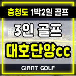 대호단양cc 3인 가능한 1박2일 충청도 골프 패키지 : 자이언트골프 국내해외예약
