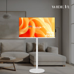 와이드무빙뷰 화이트에디션 삼탠바이미V3 셋트 109cm(43인치) UHD 4K 스마트 이동식 TV 유압식 높이조절 중소바이미 자가설치 : 와이드뷰