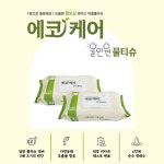 에코케어 올인원 물티슈 60매(캡형) : 나우메디파머