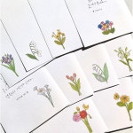 배경엽서 꽃2 캘리재료 그림엽서 캘리그라피 A 페인팅페이퍼 : 화원팩토리