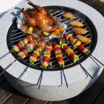 바른템 캠핑 스톤 대형 바베큐 화로대 가정용 돌 직화구이 화롯대 : 바른템컴퍼니