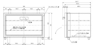데시게이터 Desiccator 1-007-01 LL 500x345x335mm : 지원솔루션