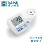 당도측정기 브릭스 메타 0 ~ 50% Brix 수온 동시 측정 IP65 방수형 HI-96811 간편한 측정 자동 온도 보상 HANNA : 더드림계측저울