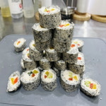 소화 흡수엔 건강한 화식 담백 김밥 : 노랭보랭