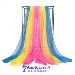 14종 어린이 .유아 벨리댄스 그라데이션 베일(175cmx75cm) : 벨리파라다이스