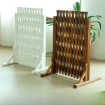 접이식 야외파티션 나무파티션 테라스 칸막이 펜스 가림막 화분 9 삽입형 페인트카바이드 메쉬높이 35개 1 크다 : 참새의잡화점