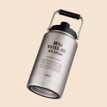 카고컨테이너 3.8L 대용량 캠핑 워터 저그 메탈 실버 : 카고컨테이너